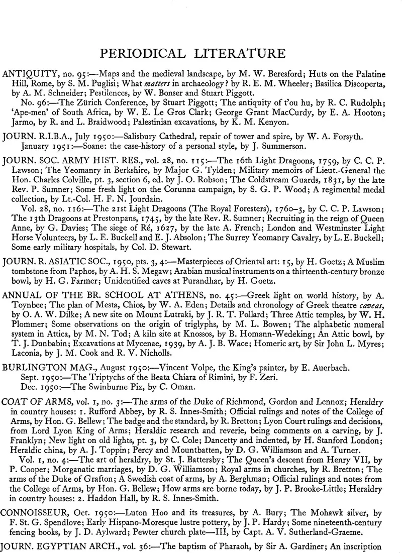 Reader's Guide to Periodical Literature